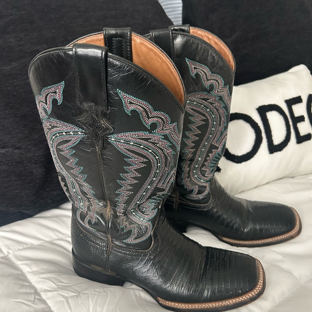 Lizard Boots - Size 8 1/2 B